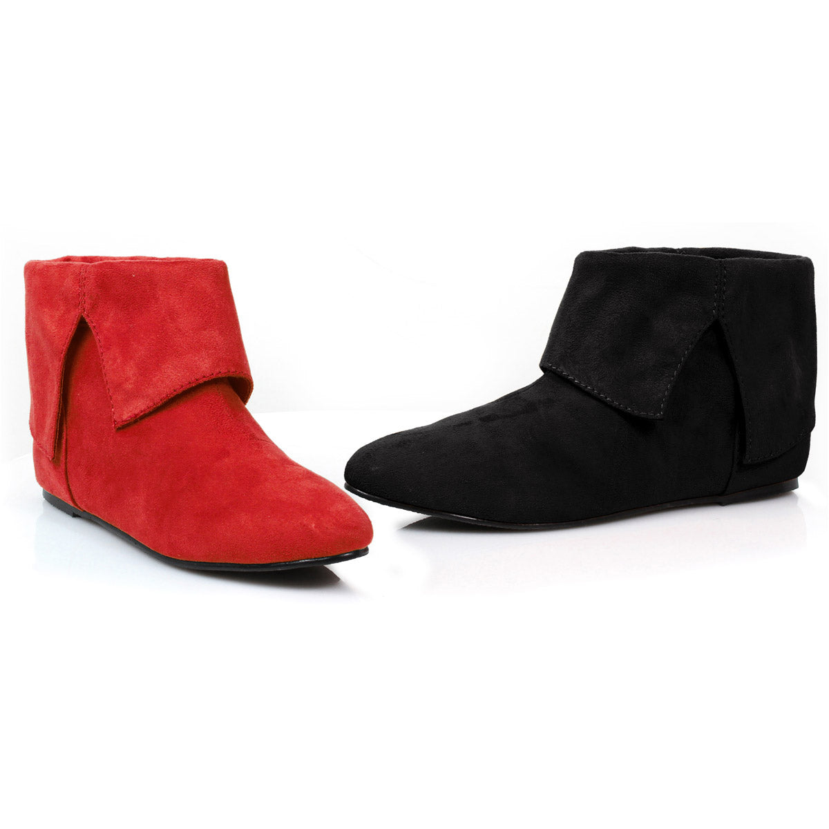 Black/red 0" Microfiber Boot Shoes Boots Ellie Halloween Sexy Ellie  015/QUINN/BLKR