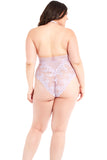 Lace & Mesh Teddy Icollection  8581X