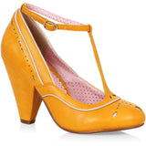 4" Cone Heel T-Strap Shoes Ellie Bettie Page BP403-ANNIE