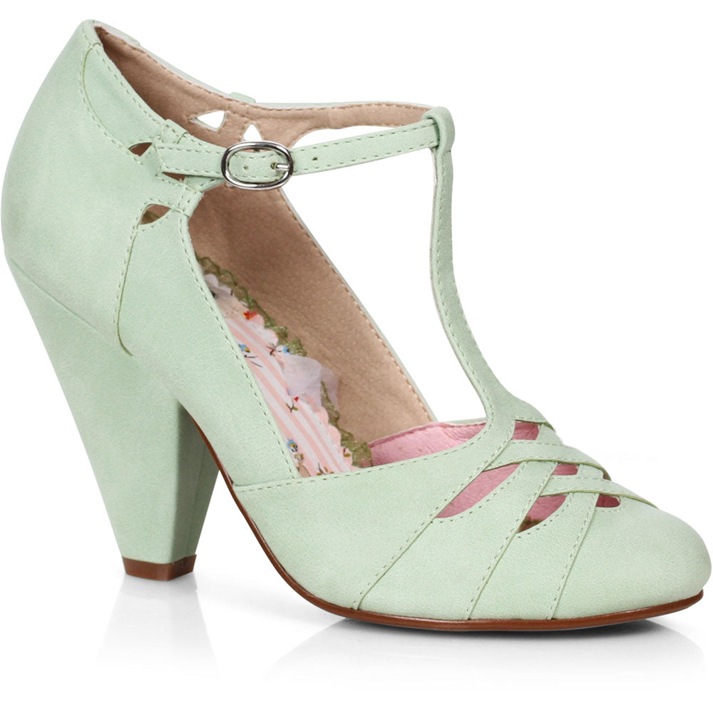 4 T-strap Pump With Cut Outs Ellie  BP403/LAURA