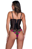 Peony Paradise Corset 2-Piece Set Roma  LI678