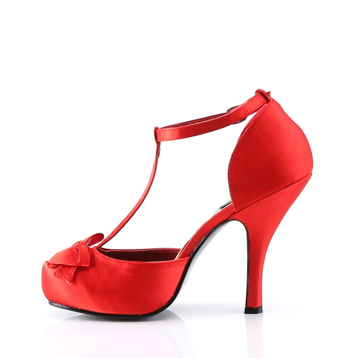 Sexy Bowtie T-Strap D'Orsay Pumps Hidden Platform High Heels Shoes Pleaser Pin Up Couture CUTIEPIE/12