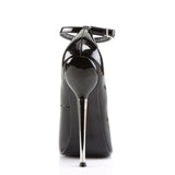 Ankle Strap Pointed Toe Brass Heel Pumps Stiletto High Heels Shoes Pleaser Devious DAGGER/12