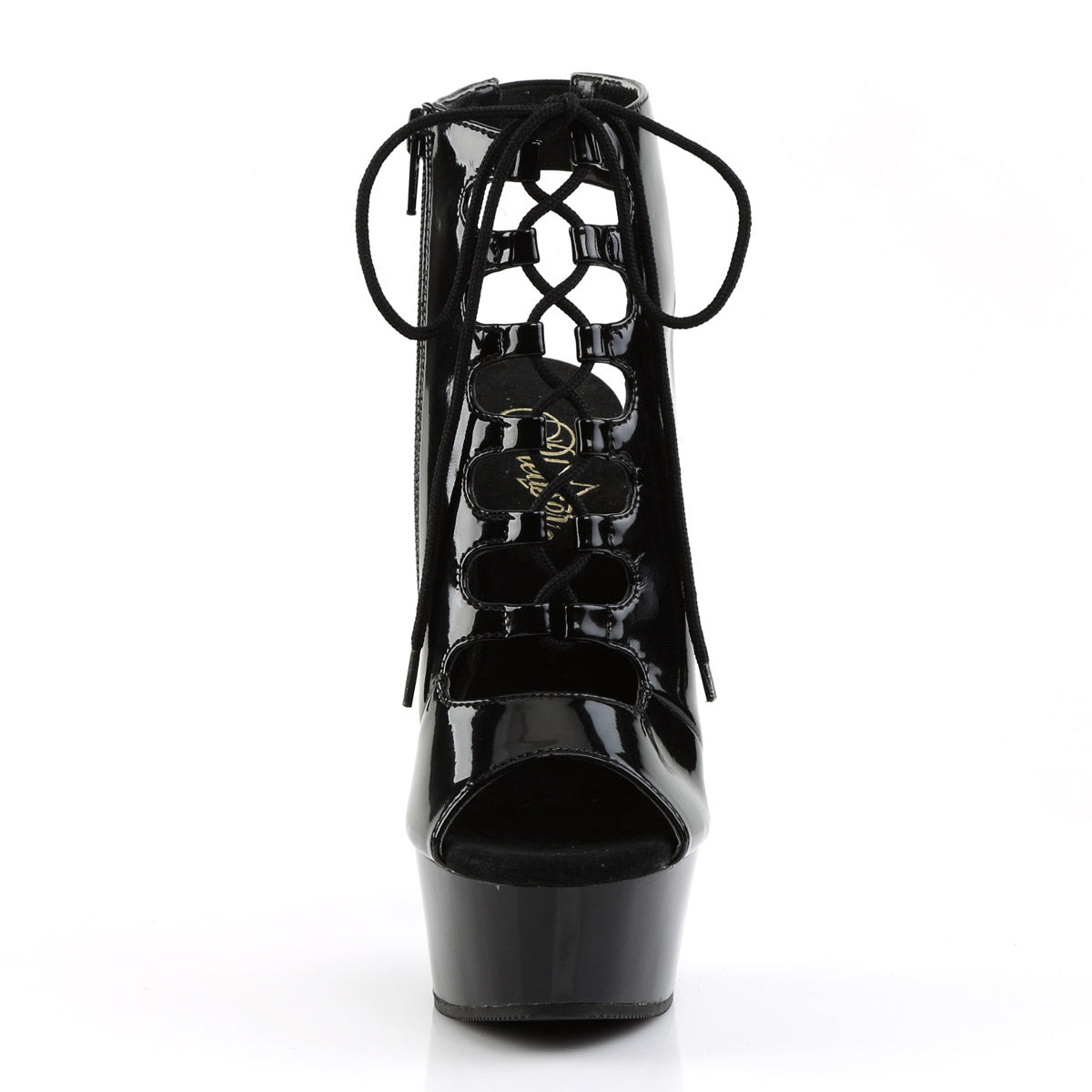 Sexy Ankle Cutout Lace Up Platform Stiletto Sandals High Heels Shoes Pleaser Pleaser DELIGHT/600/20