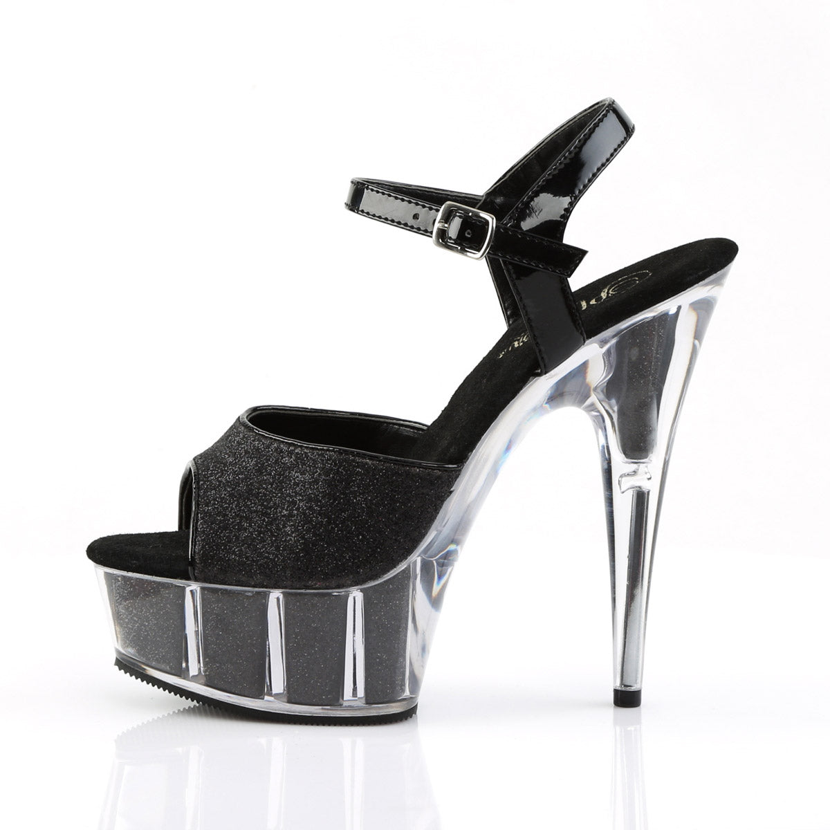 Glitter Platform Stiletto Ankle Strap Sandals High Heels Shoes Pleaser Pleaser DELIGHT/609/5G