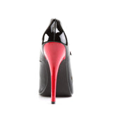 Sexy Two Tone Double Strap Mary Jane Stiletto Pumps High Heels Shoes Pleaser Devious DOMINA/442