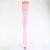 8" Heel, 4" Pf Stretch Thigh Boot, Side Zip Pleaser Pleaser FLAMINGO/3000HWR