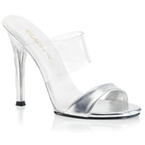 4 1/2" Heel Dual Band Slide Pleaser Fabulicious GALA/02L