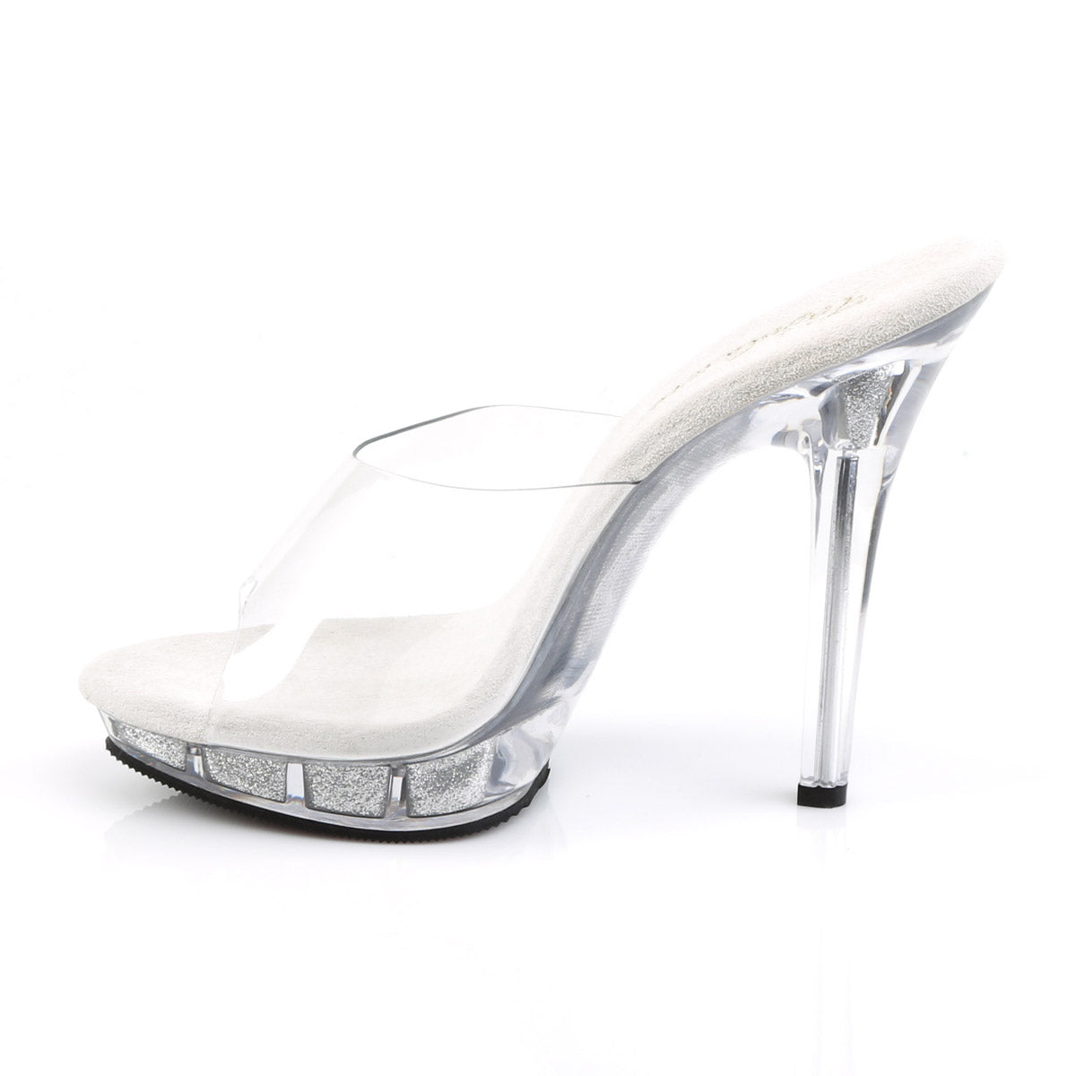 Elegant Open Toe Platform Stiletto Sexy Slide Mules High Heels Shoes Pleaser Fabulicious LIP/101