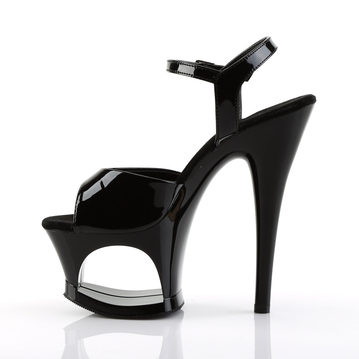 Sexy Cutout Platform Ankle Strap Stiletto Sandals High Heels Shoes Pleaser Pleaser MOON/709