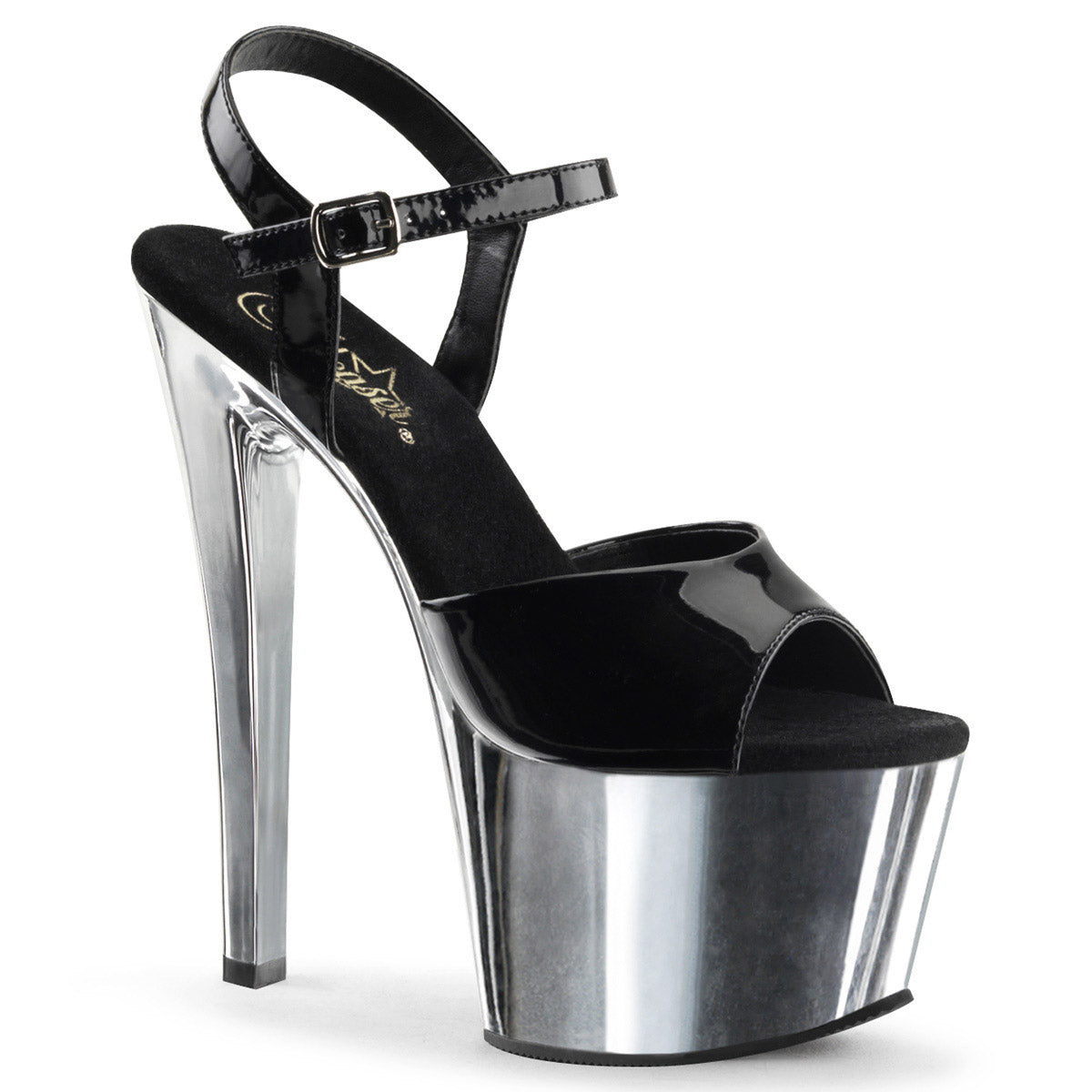 Sexy Platform Stiletto Open Toe Ankle Strap Sandals High Heels Shoes Pleaser  SKY/309