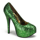 Sexy Hidden Platform Glitter Stilettos Club Pumps High Heels Shoes Pleaser Bordello TEEZE/06G