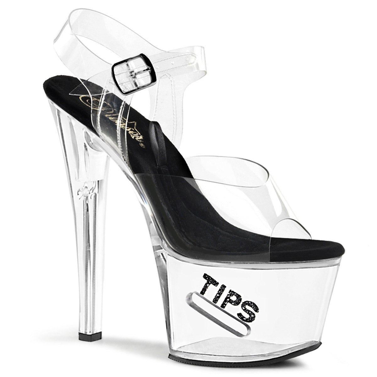 Tip Jar Platform Stiletto Strappy Sandals Stripper High Heels Shoes Pleaser Pleaser TIPJAR/708/5