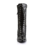 Sexy Pointed Toe Lace Up Mid Calf Booties Kitten Heel Boots Shoes Pleaser Funtasma VICTORIAN/120