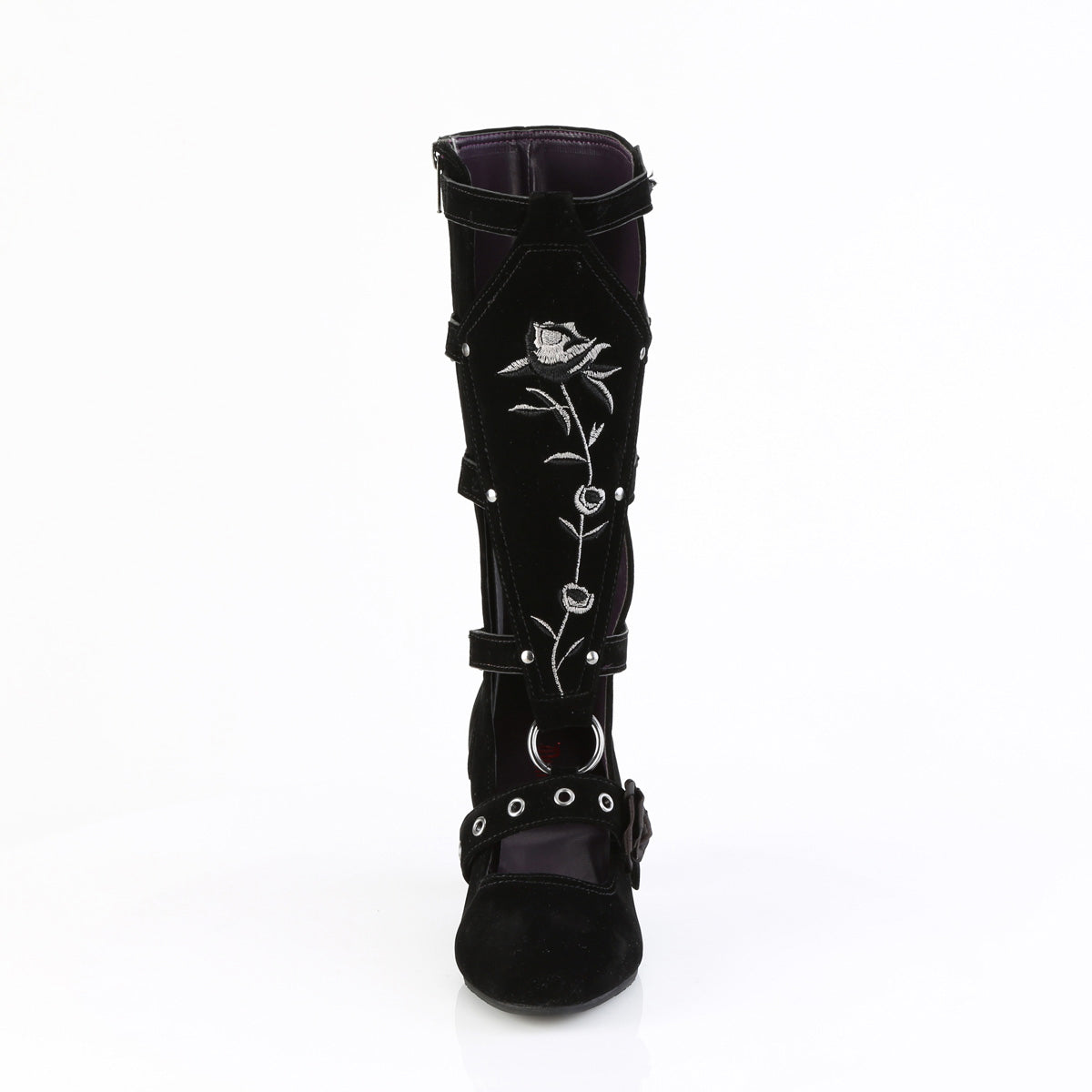 2 1/2" Heel Mid-Calf Boot Pleaser Demonia WHIMSY/118