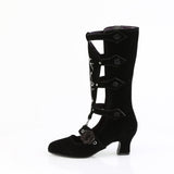 2 1/2" Heel Mid-Calf Boot Pleaser Demonia WHIMSY/118