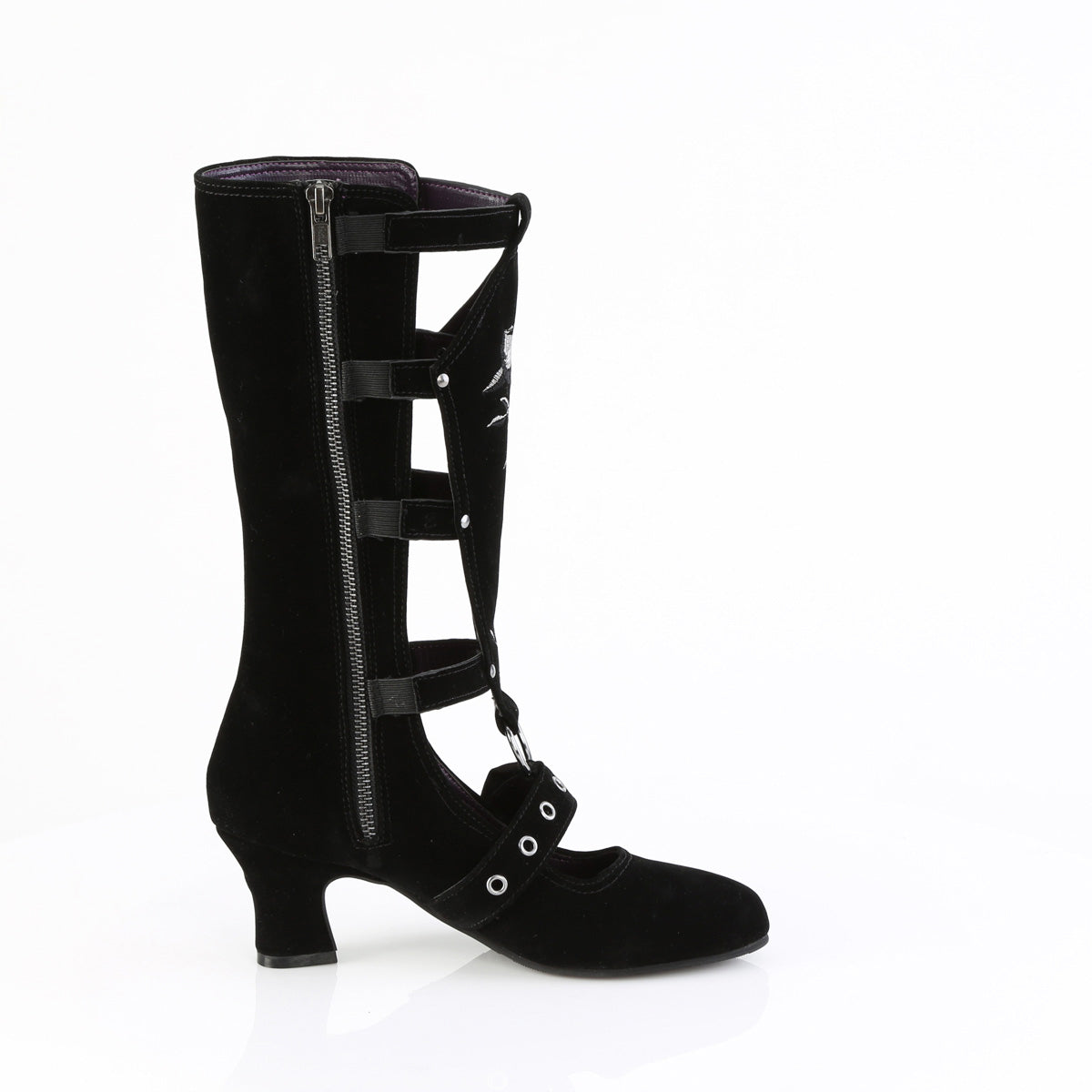 2 1/2" Heel Mid-Calf Boot Pleaser Demonia WHIMSY/118