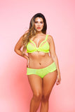 Neon Ballet Bra Set Icollection Glitter 34068X