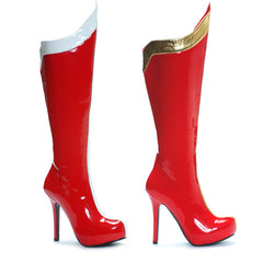 Superhero Knee High Stiletto Heel Boots Ellie  517/COMET