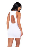 Cutout High Neck Mini Dress Roma  6051