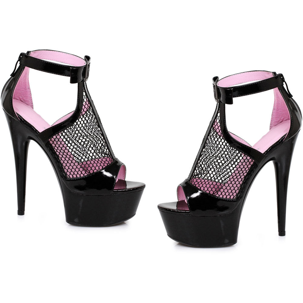 6" Heel Platform Ellie  609/CAIS/BLK