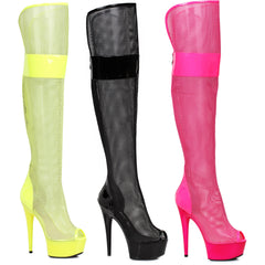 Thigh High Boots Ellie  609/IVY/YELL