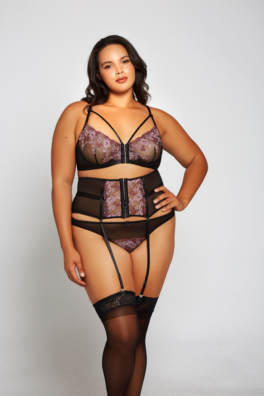 Rosemary Bra Set Icollection iCollection 77027X