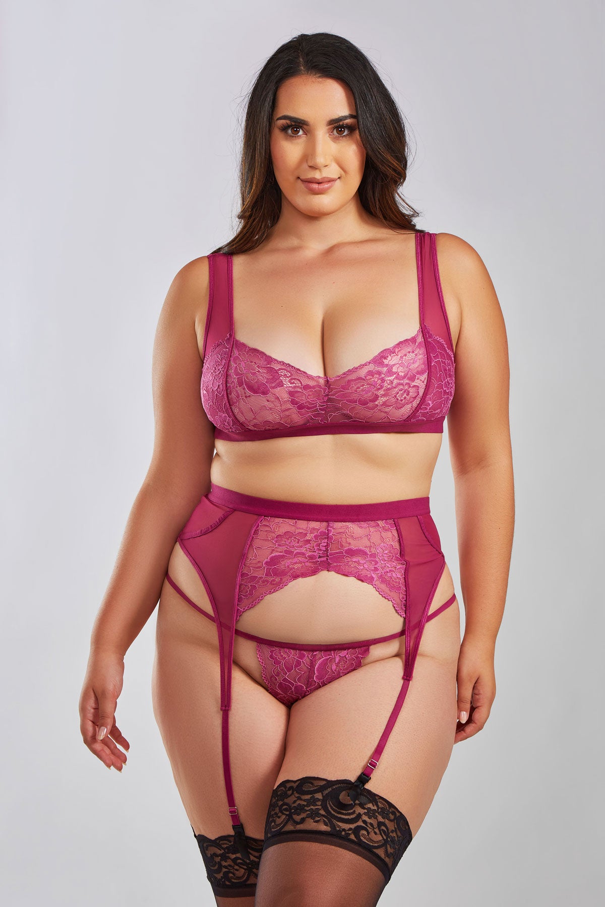 Quinn 3Pc Bra Set Icollection Icollection 77060X