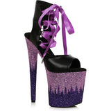 8 Stiletto With Ombre Glitter Platform Ellie ELLIE 850/BRAXTON