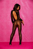 Wild Leopard Print Body Stocking Shirley of Hollywood  90522