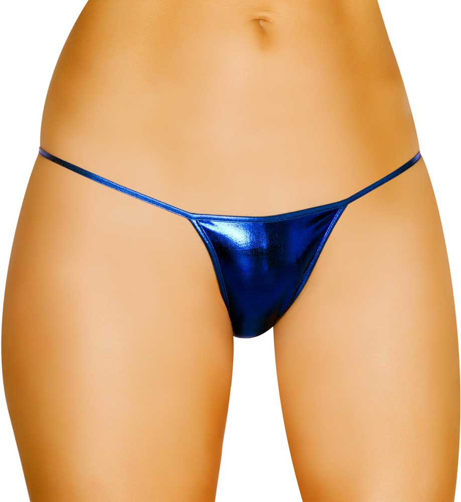 Metallic G-String Bikini Bottom Panties Roma  GLQ