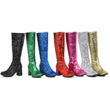 3" Heel Glitter Gogo Boot. W/Zipper. Ellie  GOGO/G/FSHG