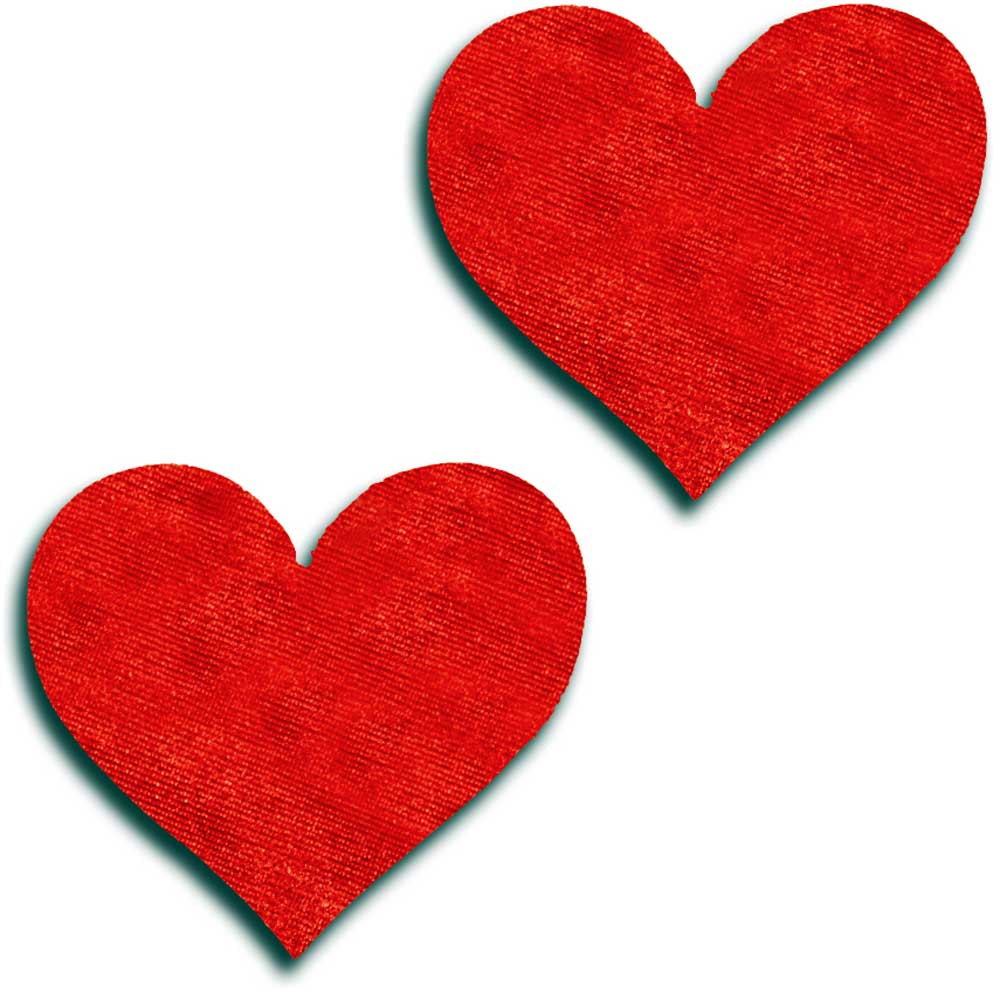 Solid Red Heart Adhesive Pasties Icollection  31523