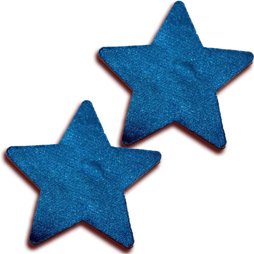 Solid Teal Star Adhesive Pasties Icollection  31526