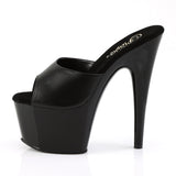 Sexy Stiletto Platforms Peep Toe Slip On Mules High Heels Shoes Pleaser  ADORE/701