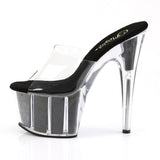 Hot Glitter Platform Slip On Mule Stripper Stiletto High Heels Shoes Pleaser Pleaser ADORE/701G