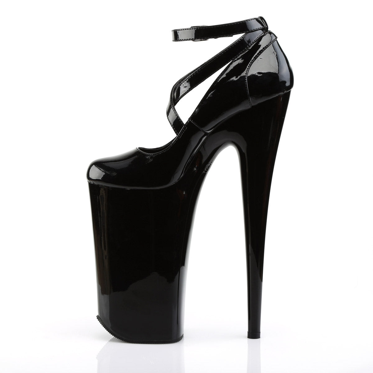Extreme Platforms Criss Cross Ankle Straps Pumps High Heels Shoes Pleaser Pleaser BEYOND/087