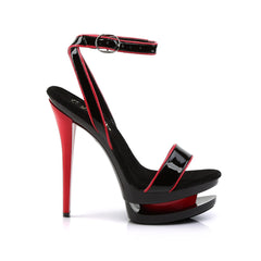 Chic Dual Platform Stiletto Sandals Ankle Strap High Heels Shoes Pleaser Pleaser BLONDIE/631/2