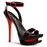 Chic Dual Platform Stiletto Sandals Ankle Strap High Heels Shoes Pleaser Pleaser BLONDIE/631/2