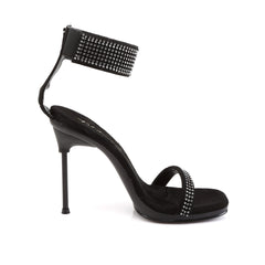 Rhinestone Ankle Cuff Mini Platform Stiletto Sandal High Heels Shoes Pleaser Fabulicious CHIC/40