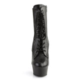 6" Lace-Up PF Ankle Boot, Side Zip Pleaser Pleaser DELIGHT/1020