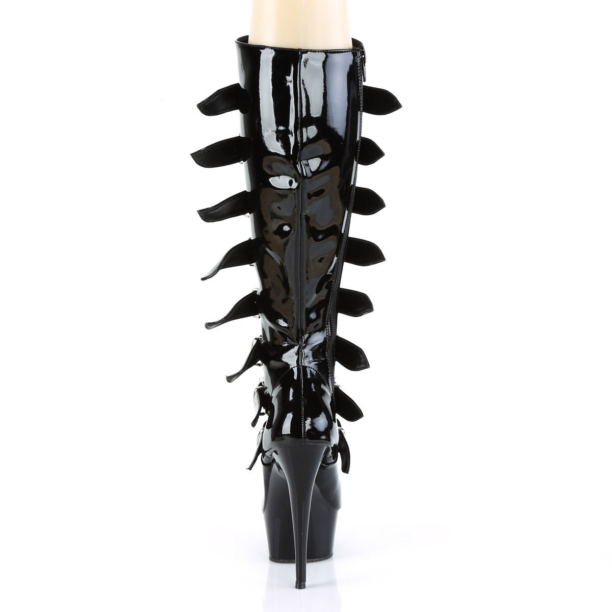 Sexy Multi Buckle Strap Knee High Platform Stiletto Boots Shoes Pleaser  DELIGHT/2049