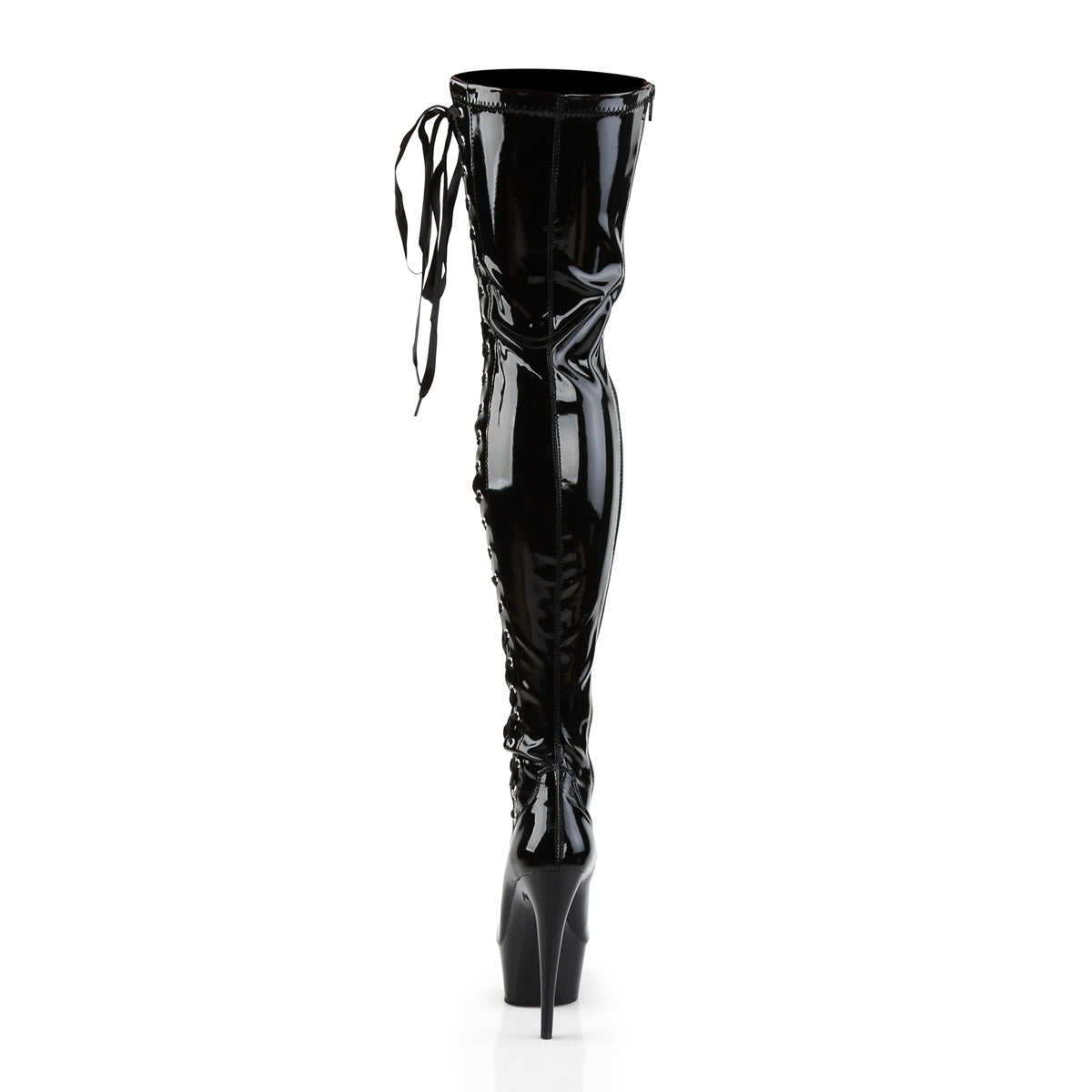 Sexy Corset Lace Side Platform Stiletto Heel Thigh High Boots Shoes Pleaser Pleaser DELIGHT/3050