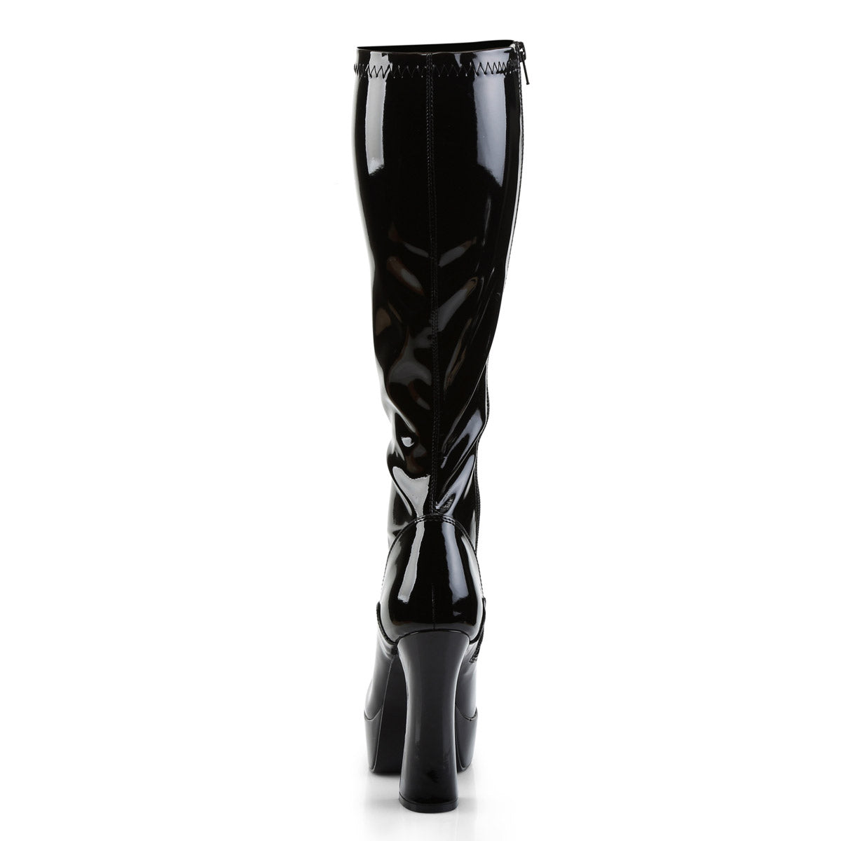 Sexy Platform Knee High Full Side Zipper High Heel Boots Shoes Pleaser Pleaser ELECTRA/2000Z