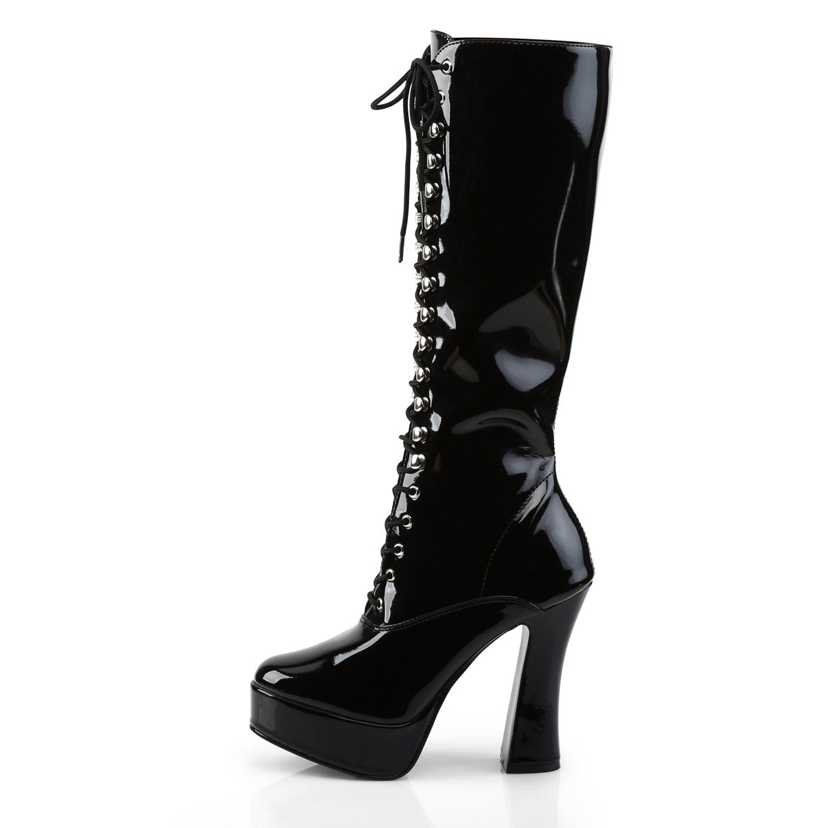 Sexy Lace Up Knee High Platforms Full Side Zipper Heel Boots Shoes Pleaser  ELECTRA/2020