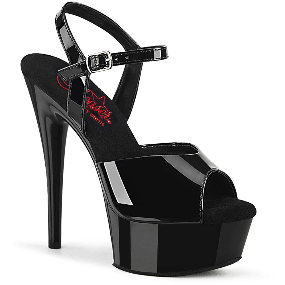 6" Heel, 1" Pf Ankle Strap Sandal Pleaser Pleaser EXCITE/609