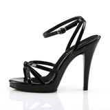 Sexy Ankle Wrap Cutout Sandals Platform Stiletto High Heels Shoes Pleaser Fabulicious FLAIR/436