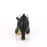 Casual Elegant T-Strap Cap Toe Pump Buckle Sandals High Heels Shoes Pleaser Pin Up Couture FLAPPER/26