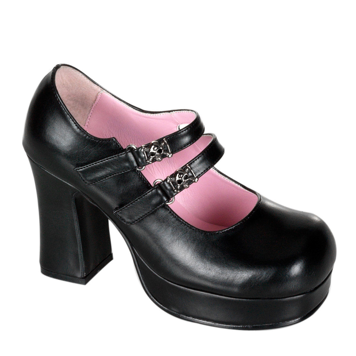 Demonia  Kera-08 Women's Double Strap Goth Platform Shoes