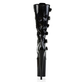 Buckle Lace Up Knee High Platforms Extreme Stiletto Heel Boots Shoes Pleaser  INFINITY/2049